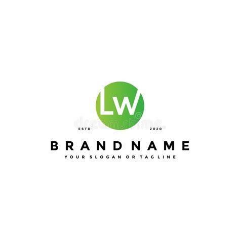 Letter LW Logo Design Vector Stock Vector - Illustration of branding ...