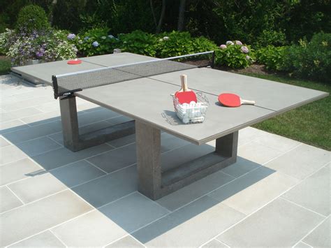 James de Wulf Concrete Ping Pong Table