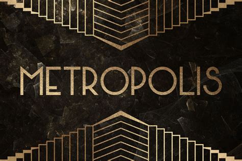 Metropolis Typeface ~ Display Fonts on Creative Market