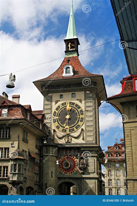 Bern Clock Tower Stock Photo - Image: 8346100