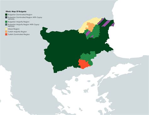 Map : Simplified Ethnic Map Of Bulgaria - Infographic.tv - Number one ...