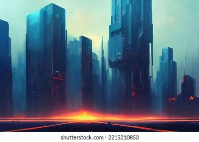 Future Cyberpunk City Illustration Concept Art Stock Illustration 2215210853 | Shutterstock