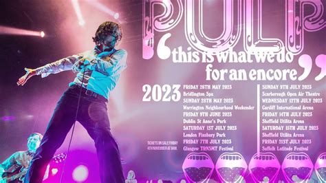 Britpop Band Pulp To Reunite For The First Time In 11 Years | 34th ...