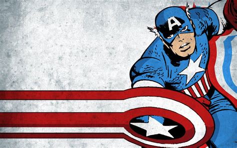 Captain America Cartoon Wallpapers - Wallpaper Cave