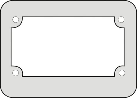 Pdf blank printable temporary license plate template - budlio