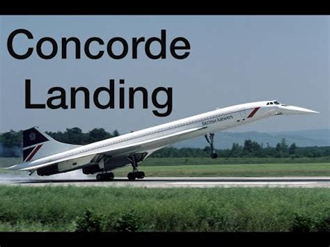 Concorde Landing - YouTube