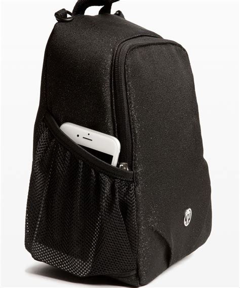 lululemon Hungry For Adventure Lunch Bag - Girls, Black/Metallic Silver, Size One Size | Girls ...