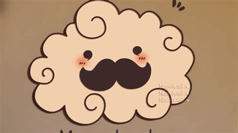 Kawaii Cute Mustache Wallpapers - Wallpaper Cave