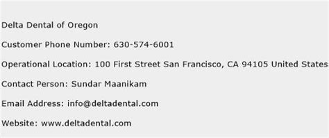 Delta Dental of Oregon Contact Number | Delta Dental of Oregon Customer Service Number | Delta ...