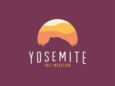 Yosemite half marathon by Josh Warren on Dribbble