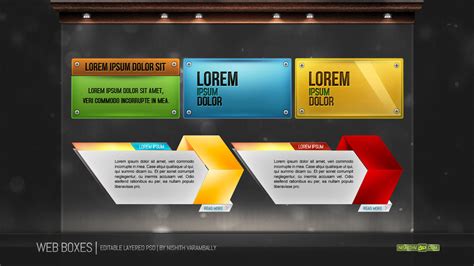 Web Boxes PSD by NishithV on DeviantArt