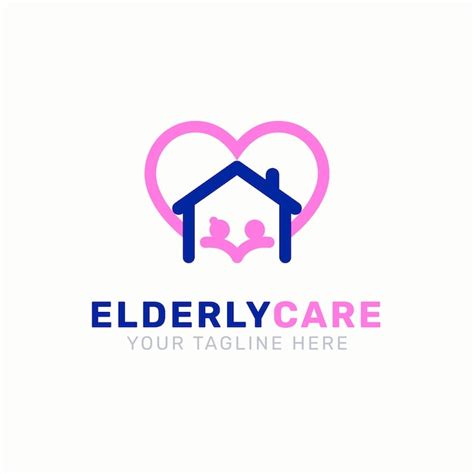 Free Vector | Home health care logo design template