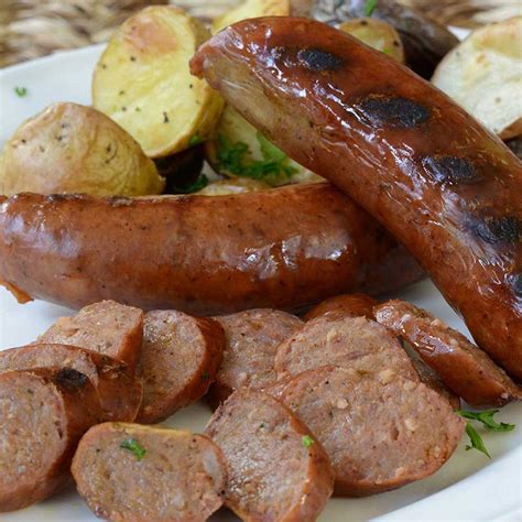 Smoked Venison Sausage with Port Wine | Steaks & Game