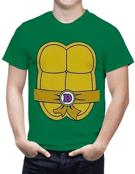 Turtle Costume with Letter Buckle Men's T-Shirt – Bewild