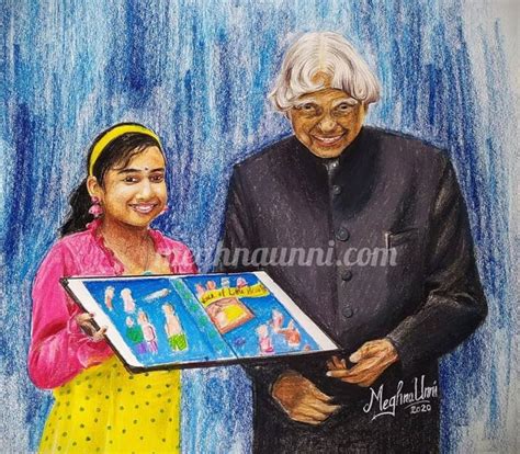 Tribute to Dr.APJ Abdul Kalam Sir – A Pencil Colour Painting ...