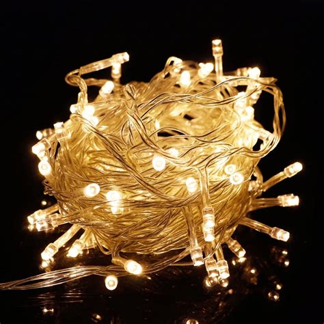 RGB LED String Light 10 Meters Waterproof Christmas Lights Indoor Outdoor Decoration Lighting ...