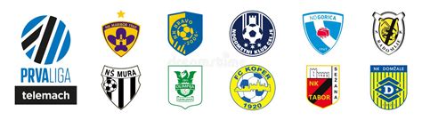 Slovenian PrvaLiga Season 2022-23. NK Maribor, FC Koper, NK Olimpija Ljubljana, NS Mura, NK ...