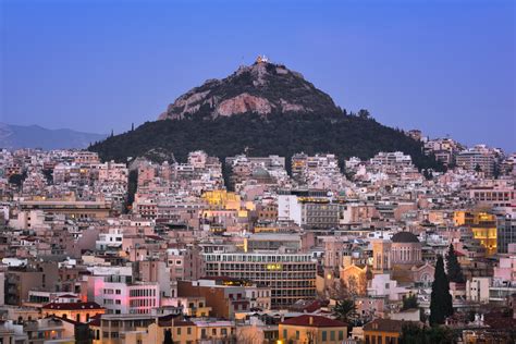 Athens and Mount Lycabettus, Athens, Greece | Anshar Images