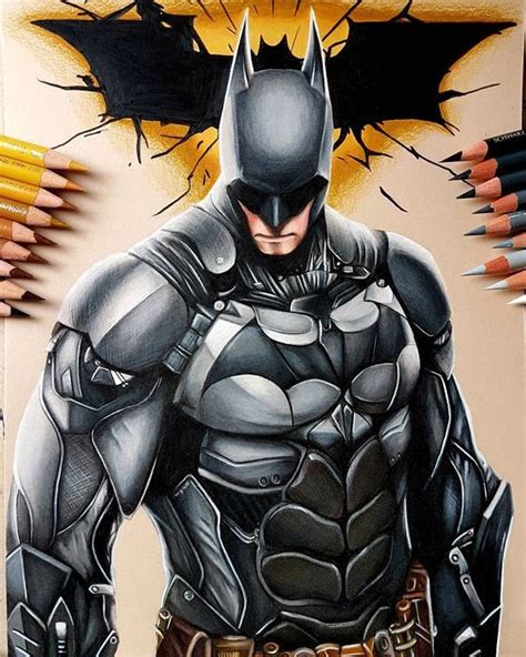 14+ Realistic Batman Drawing - RaenaRabekah