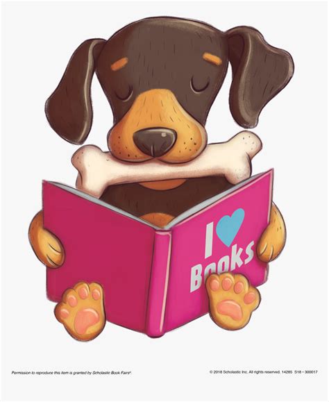 Dog Reading Book Clipart Clip Art Freeuse Download - Paws For Books ...