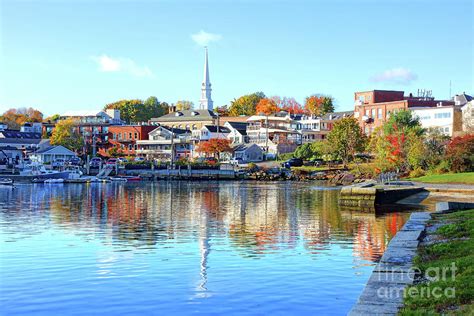 Camden Maine Waterfront Photograph by Denis Tangney Jr - Pixels