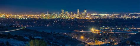 Photos of Denver Colorado Night Skyline