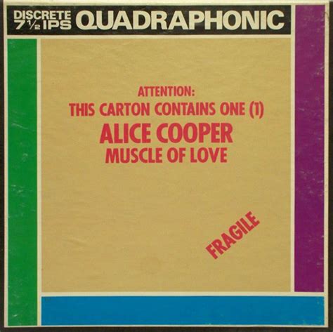 Alice Cooper – Muscle Of Love (1973, Reel-To-Reel) - Discogs