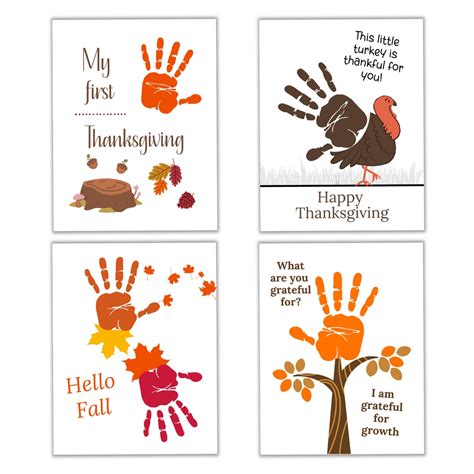 Thanksgiving Handprint Craft, Thanksgiving Handprint Art, Handprint ...