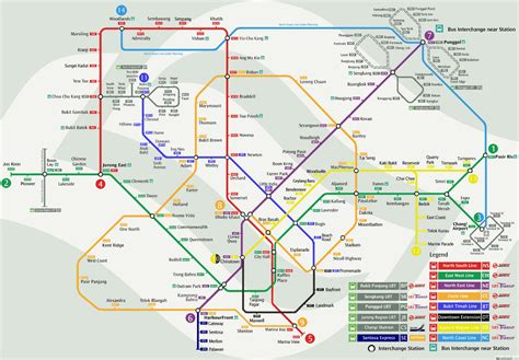 ผลการค้นหารูปภาพสำหรับ mrt สิงคโปร์ | Singapore map, Singapore public transport, Singapore travel