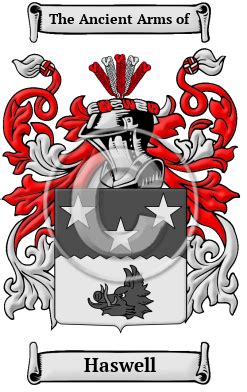 Haswell Name Meaning, Family History, Family Crest & Coats of Arms