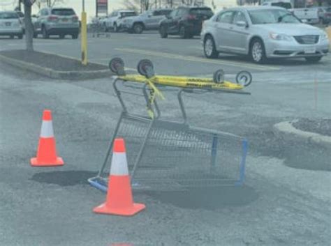 Walmart in Middletown, NY Gets Creative in Fight Against Potholes