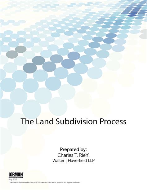 The Land Subdivision Process in Ohio — White Paper | Lorman Education ...