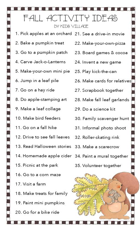 35 Fun Fall Family Activity Ideas | Kids Village - Where Learning, Love ...