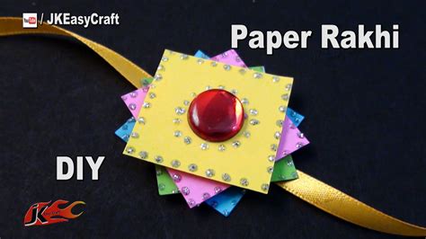 DIY Paper Rakhi for Raksha Bandhan, How to make, JK Easy Craft for kids 177