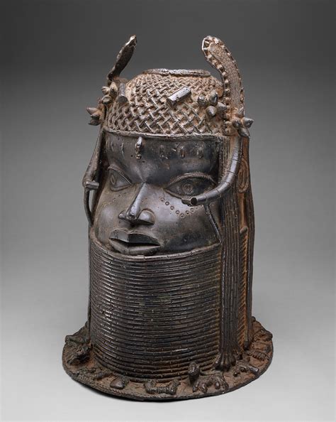 Head of an Oba (King) [Nigeria; Edo peoples, court of Benin] (1991.17.3) | Heilbrunn Timeline of ...