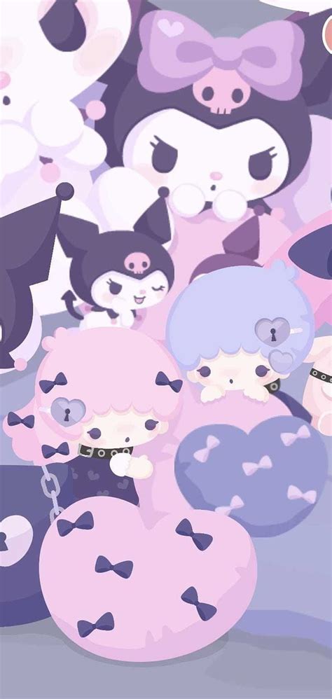 Kuromi Wallpaper Explore more Cartoon, Cute, Japonese, Kuromi, Kuromi is My Melody's rival ...