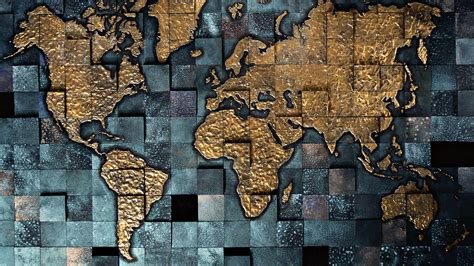 World Map Laptop Wallpaper