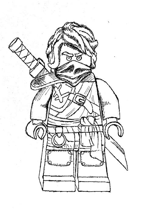 LEGO Ninjago Lloyd Garmadon Colouring Page by Giston on DeviantArt