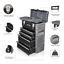 320 US PRO Tools Black Mobile Roller Chest Trolley Cart Storage cabinet ...