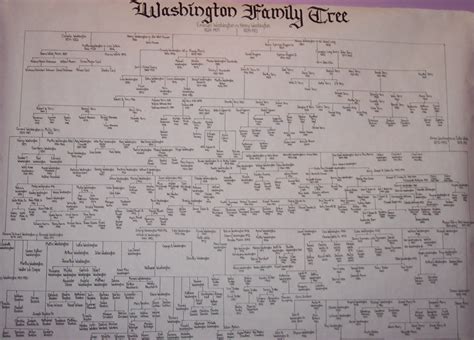 George Washington Family Tree - change comin