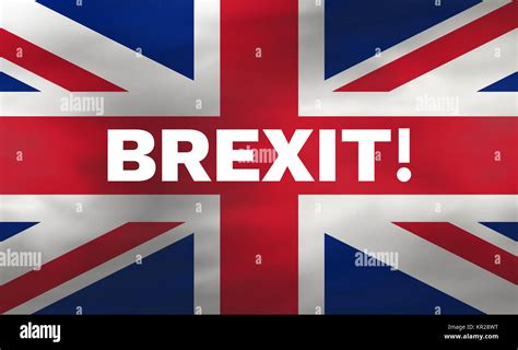 Brexit United Kingdom Flag Background Illustration Stock Photo - Alamy