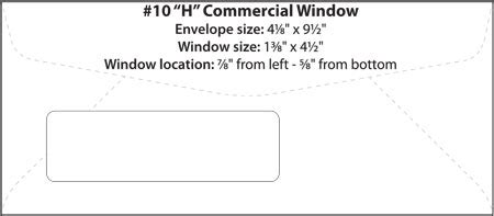 Envelope With Window Template