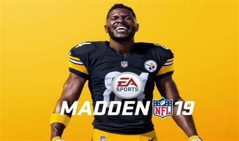 Madden 19 Cover Athlete Is Antonio Brown, Pittsburgh Wide Receiver