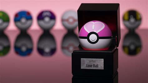 The Love Ball Joins The Pokemon Poke Ball Replica Line Today - GameSpot