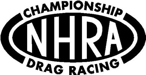 NHRA Logo, Vinyl cut decal