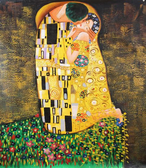 The Kiss, El beso - Gustav Klimt (1862-1918), pintor austriaco, fundador de la Secesión vienesa ...