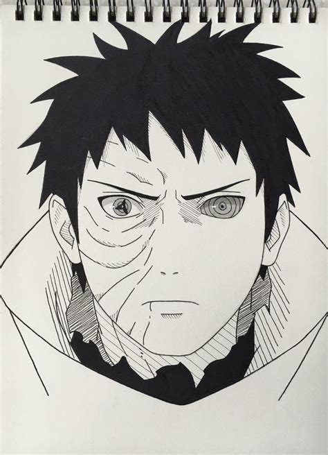 Obito Uchiha by stephaniessf.deviantart.com on @DeviantArt Naruto Drawings Easy, Naruto Sketch ...