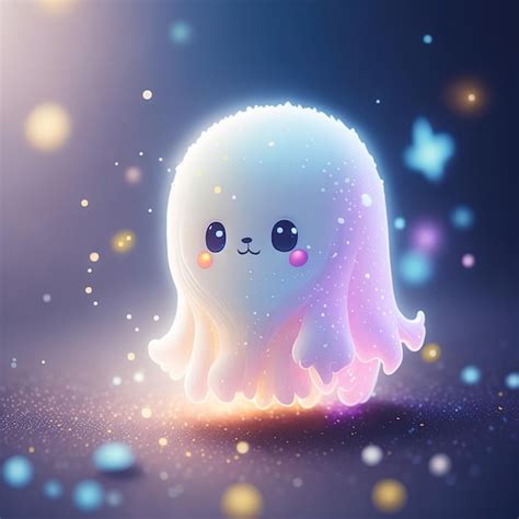 Premium Photo | Cute and adorable halloween ghosts spooky yet charming