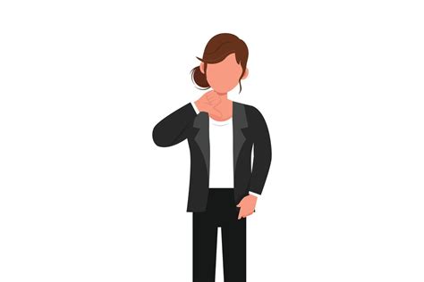 Business design drawing unhappy businesswoman showing thumbs down sign ...