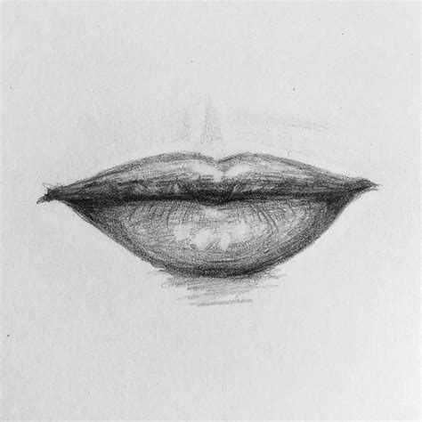 How Draw Lips Drawing